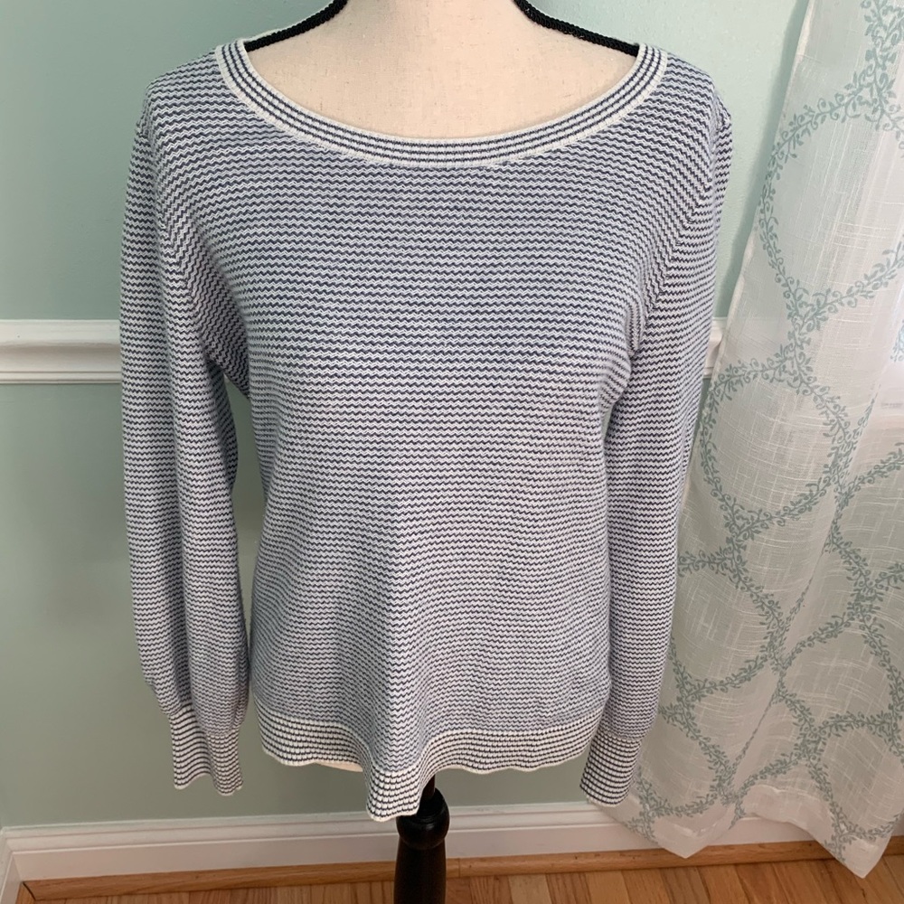 Gorgeous TALBOTS striped sweater size M
